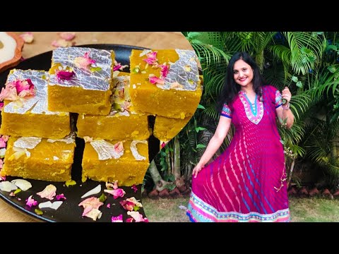 Diwali Series  5 - Besan Milk Barfi | Besan Barfi | Diwali Sweets | Flavourful Food