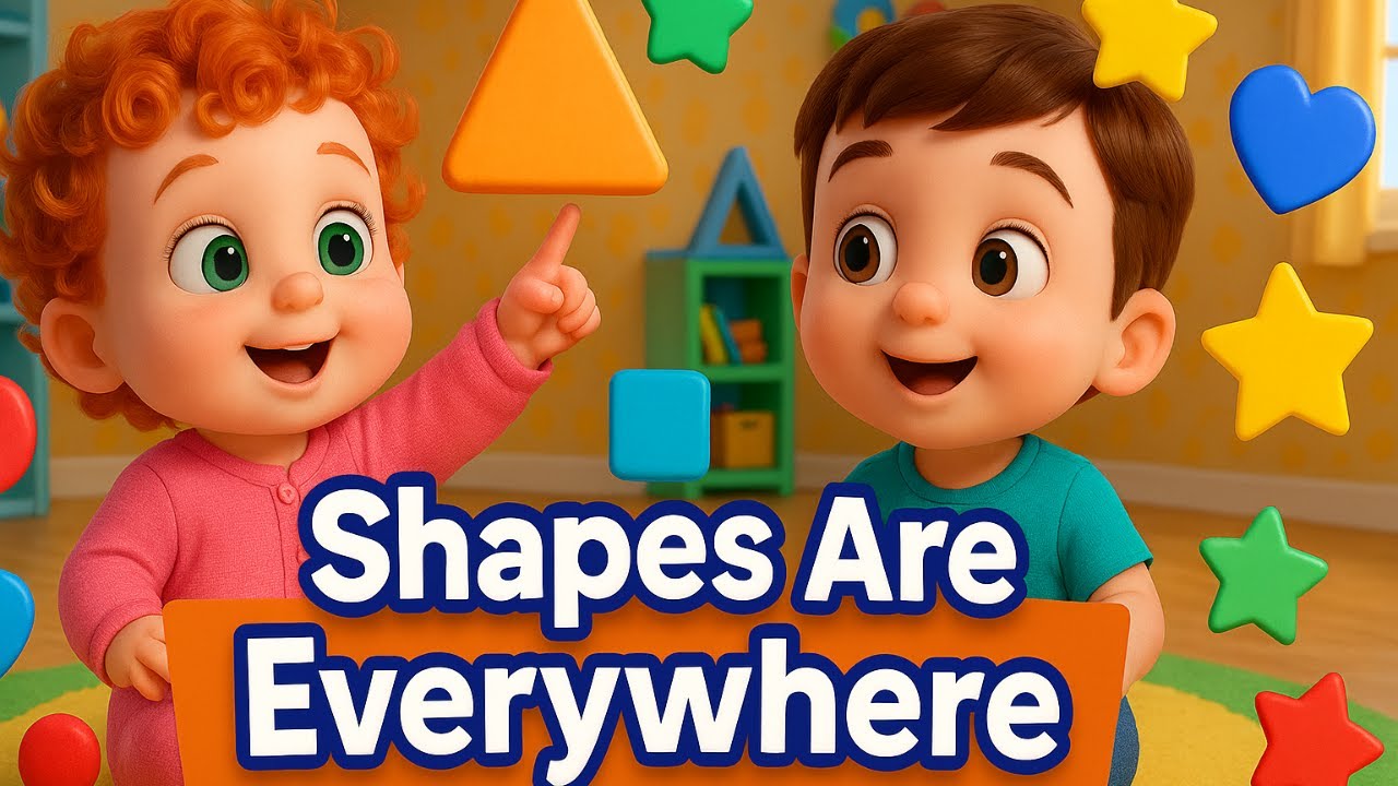 🎵 Shapes Are Everywhere | 3D Pixar-Style Nursery Rhymes