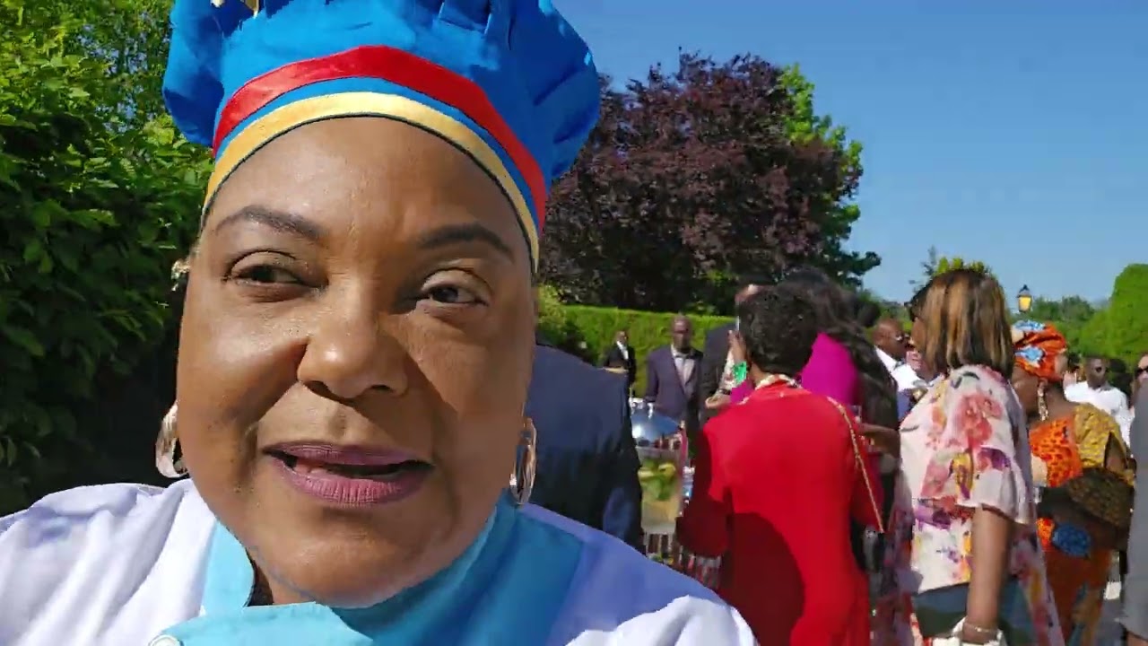 Traiteur la Providence Elyane Nitu L'Ambiance pendant le vin d'honneur. Mariage Congolais Coignières