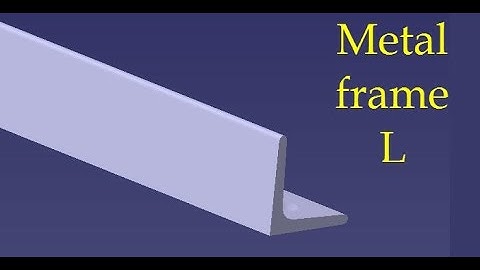 charpente métallique L Catia v5