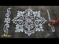 2 min rangoli designs 5x1 dots traditional muggulu daily rangoli designside border rangoli design