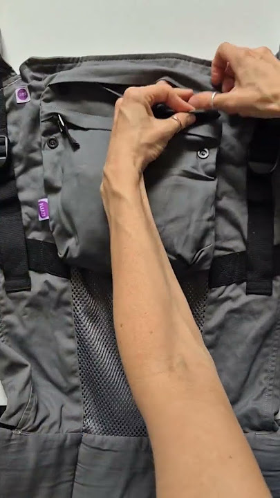 How to attach the Izmi Pocket to the Izmi Adventure Toddler Carrier