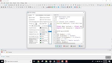Pengaturan Font di Codevision AVR