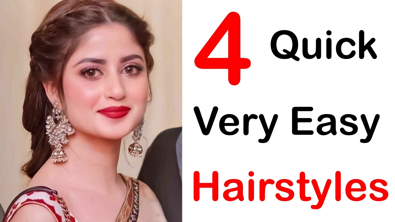 6 Quick & Easy Hairstyles With Maang Tikka Special For Teej / Karwa Chauth  / Diwali ll Hairstyle ll - YouTube