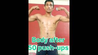 THE BOY  BODY BEFORE AND AFTER  PUSH UPS|   50 PUSH UPS CHALLENGE?| 3 /30 days karatekickfitness