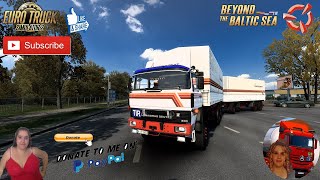 Euro Truck Simulator 2 (1.43) 

Magirus-Deutz Transeuropa Megapack v3.2 by Ventyres [1.43] New Version Delivery in Estonia DLC Beyond the Baltic Sea by SCS Realistic Rain v4.1.2 [1.43] Cold Rain v0.2.5 [1.43] Animated gates in companies v3.8 [Schumi] Real Company Logo v1.6 [Schumi] Company addon v1.9 [Schumi] Trailers and Cargo Pack by Jazzycat Motorcycle Traffic Pack by Jazzycat FMOD ON and Open Windows Naturalux Graphics and Weather Spring Graphics/Weather v4.6 (1.43) by Grimes Test Gameplay ITA Europe Reskin v1.3 by Mirfi + DLC's & Mods
This Mod Includes:
- 4x2 6x2/4 and 6x4 Tractor Chassis.
- 4x2 Rigid Chassis including a Tilt Body and a Dryvan Body.
- 6x2 BDF Chassis including different swapbodies.
- 2 Different Cab Types
- 3 Axle Blumhardt Ownable Trailer for the Rigid Version
including a Tilt Body and a Dryvan Body.
- 2 Axle Blumhardt Ownable Semitrailer with Tilt and Dryvan Body
- 2 Axle Blumhardt Ownable BDF Trailer with different Swapbodies
- Much more Accesorys for Exterior.
- New Interior Look Exclusive.
- Dummys for Interior Addons.
- Now More Interior Acc´s available
- Changeable Steering Wheels
- Different Skins
- 4 Different Authentic Engines: 256,310, 340 and 360 HP
- Authentic Gearboxes
- Original Sound of the Legendary Air Cooled Deutz Engines in V8 and V12
- and many many more....
https://forum.scssoft.com/viewtopic.php?t=307308

For Donation and Support my Channel
https://paypal.me/isabellavanelli?loc......

#SCSSoftware #ETS2 #TruckAtHome???????????????????? #covid19italia????????????????????
Euro Truck Simulator 2   
Road to the Black Sea (DLC)   
Beyond the Baltic Sea (DLC)  
Vive la France (DLC)   
Scandinavia (DLC)   
Bella Italia (DLC)  
Special Transport (DLC)  
Cargo Bundle (DLC)  
Vive la France (DLC)   
Bella Italia (DLC)   
Baltic Sea (DLC)
Iberia (DLC) 
Heart to Russia (DLC) 

American Truck Simulator
New Mexico (DLC)
Oregon (DLC)
Washington (DLC)
Utah (DLC)
Idaho (DLC)
Colorado (DLC)
Wyoming (DLC) 
Texas ( DLC) 

I love you my friends
Sexy truck driver test and gameplay ITA

Support me please thanks
Support me economically at the mail
vanelli.isabella@gmail.com

Specifiche hardware del mio PC:
Intel I5 6600k 3,5ghz
Dissipatore Cooler Master RR-TX3E 
32GB DDR4 Memoria Kingston hyperX Fury
MSI GeForce GTX 1660 ARMOR OC 6GB GDDR5
Asus Maximus VIII Ranger Gaming
Cooler master Gx750
SanDisk SSD PLUS 240GB 
HDD WD Blue 3.5" 64mb SATA III 1TB
Corsair Mid Tower Atx Carbide Spec-03
Xbox 360 Controller
Windows 11 pro 64bit