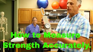 How to Measure Strength Accurately-Baseline Push-Pull Dynamometer