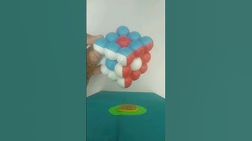 how to make Dot pattern in the bubble cube. #trending #cube #3dpuzzle #art #cubes #magic #cubepuzzle