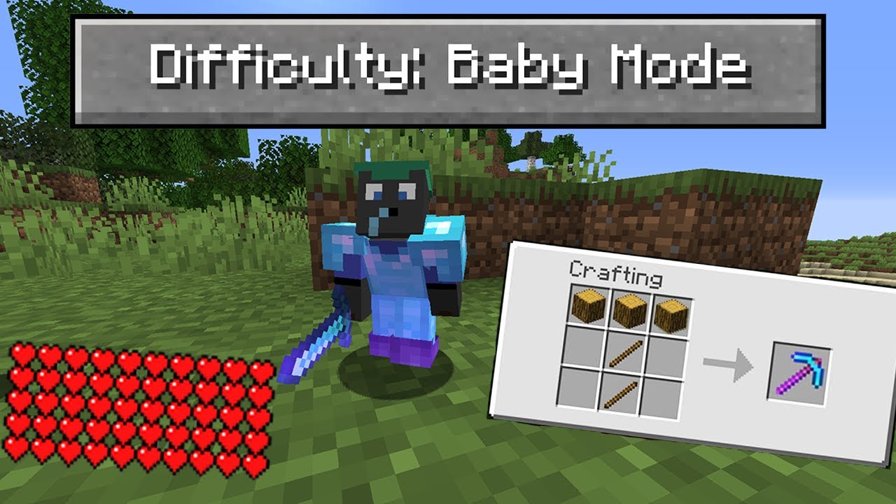 Minecraft, НО СЪМ БЕБЕ!! Minecraft Challenge