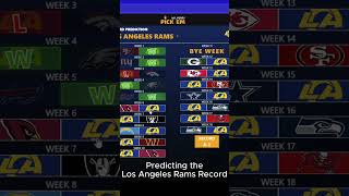 Rams Record Prediction #nfl #rams