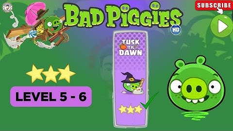 Bad Piggies Tusk Til Dawn Level 6