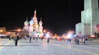 &quot;Час Земли&quot; на Красной площади в Москве / &quot;Earth Hour&quot; on Red Square at Moscow