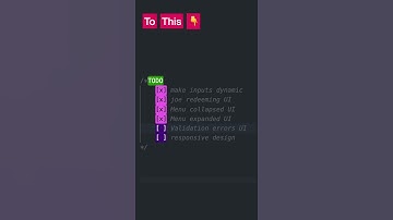 Enhance your TODO styles in vscode #shorts