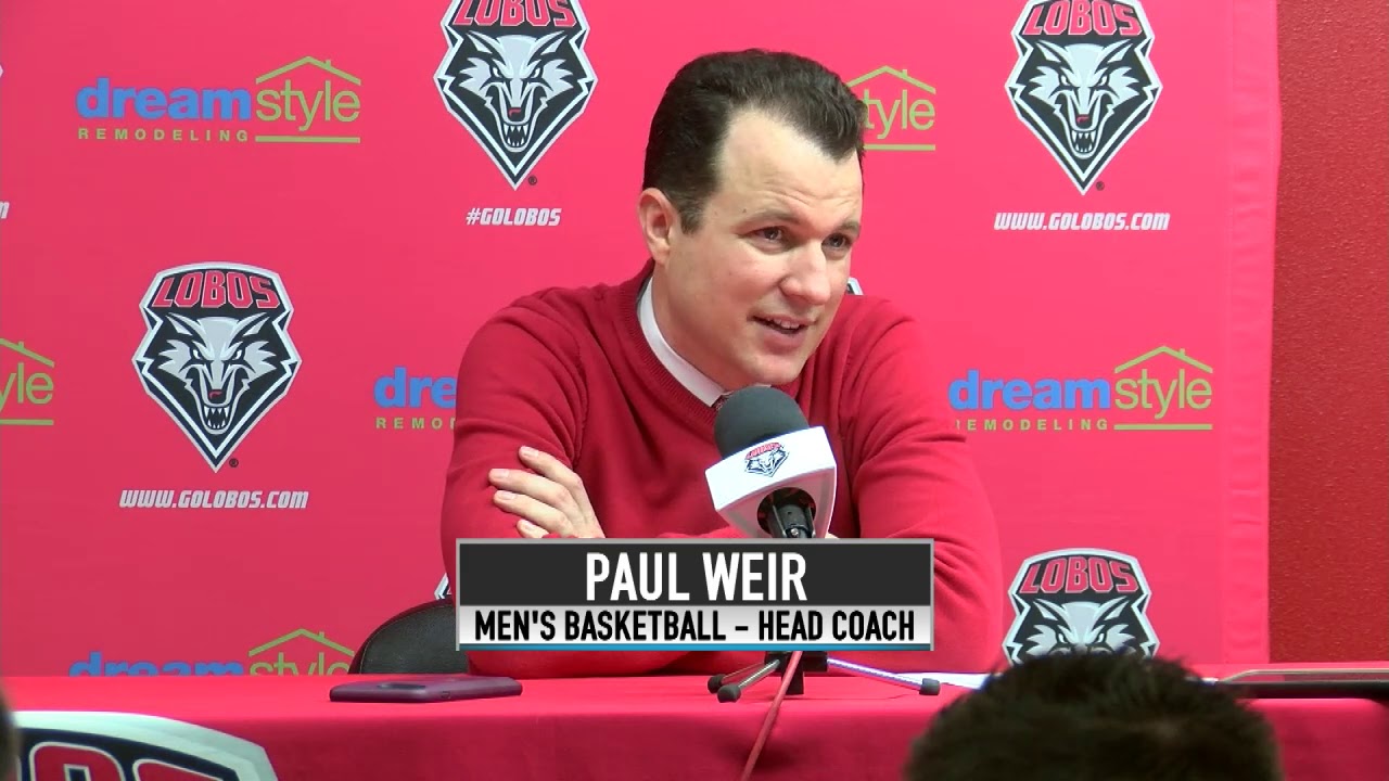 football score 12.18.18 Post Game Press Cnference Men's Basketball vs North Texas