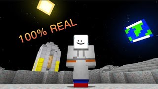 How to go to the moon in Minecraft MCPE (100% real) NO MODS