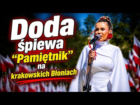 DODA ŚPIEWA "PAMIĘTNIK" NA KRAKOWSKICH BŁONIACH 🇵🇱