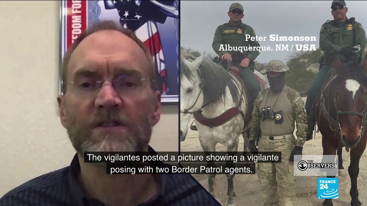 Armed Militia Groups Stopping Migrants At The Mexican Border Youtube