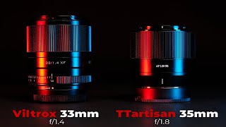 TTartisan 35mm f/1.8 vs Viltrox 33mm f/1.4 | Сравнительный обзор