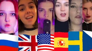 Lady Gaga ( Bloody Mary ) TikTok Best Composition Challenge Wednesday In Six Languages #Music