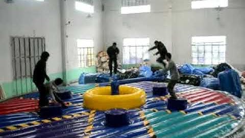 Inflatable Wipeout Sweeper - Last Man Standing Game