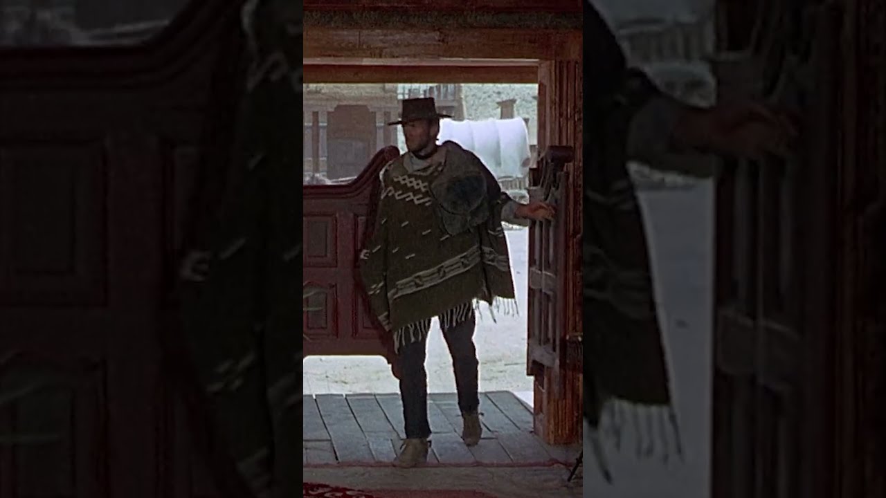 That's one way to do it. #ForAFewDollarsMore #ClintEastwood #Western #Action #1960s thumbnail