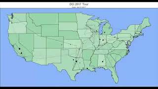 DCI 2017 Tour Mapped Out