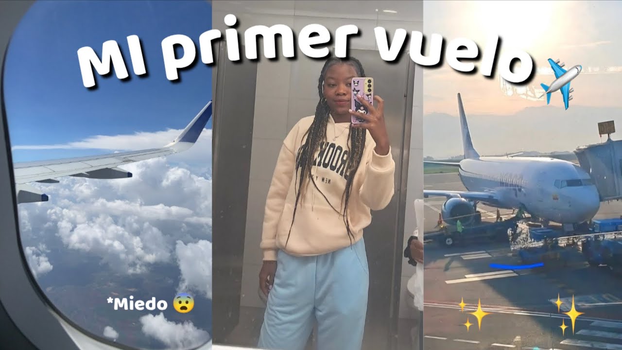 Vlog | Asi fue mi primer viaje en avión ✈️✨️
