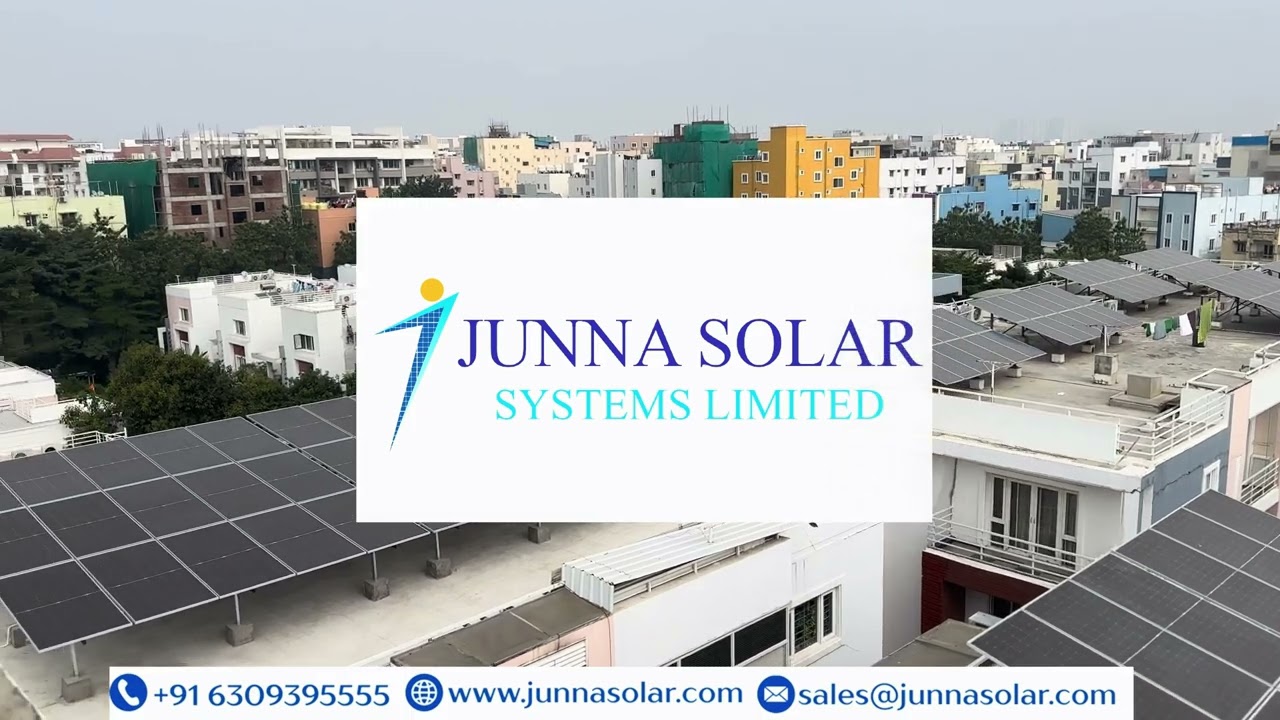 Junna Solar for Modern Communities | 50 kW Bollineni Homes  Watch the transformation! 🌞⚡
