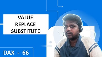 DAX | Power BI | TEXT | VALUE , REPLACE and SUBSTITUTE Functions