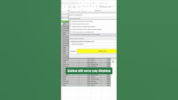 Cara Highlight Cell Microsoft Excel  #microsoftexcel #belajarexcel #tutorialexcel