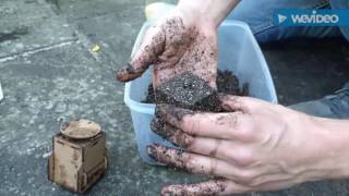 Making Soil Cubes, AKER Style