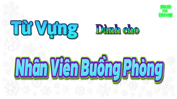 Phòng hội nghị khách sạn tiếng anh là gì