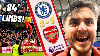 AWAY END CARNAGE as TROSSARD SAVES ARSENAL! Chelsea 2-2 Arsenal Matchday Vlog