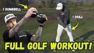 In Season Golf Swing Training with just 1 Dumbbell