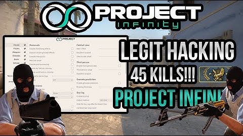 CS:GO LEGIT HACKING | PROJECT INFINITY LIFETIME GIVEAWAY | 45 KILLS IN PRIME | FREE & PAID HACK