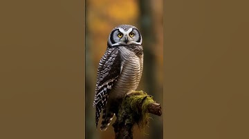 Transforming a Northern Hawk-Owl Image with Midjourney v5.1 Stylize Parameters