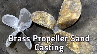Sand casting Brass Propeller Sand casting | Fishing Boat Fan