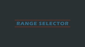 How to use the range selector in After Effects