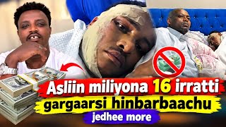 Asliin irra deebiee miiliyoona 16 irratti maallaqa hinguurru jedhee ummata isaatti hime