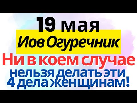 19 мая Иов Огуречник. Какой сегодня праздник. Что нельзя делать. Приметы и ритуалы