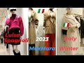 Италия🇮🇹#витрины #зима 23#maxmara #luisaspagnoli #marella #fashion #italy