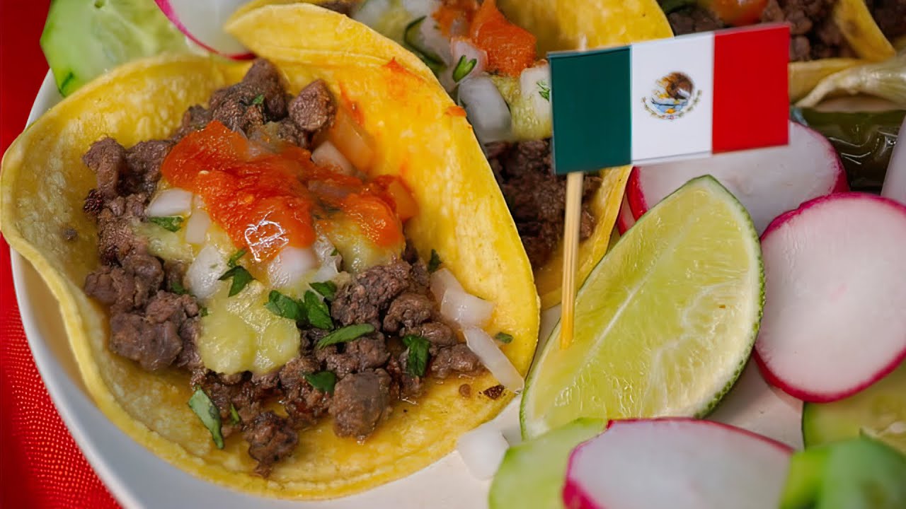 Tacos de carne molida 🔥 Tacos de carne molida como Carne Asada 🔥receta