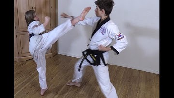 Tang Soo Do-  One Steps Feet 1-5 ( One-Step ) Slow Motion
