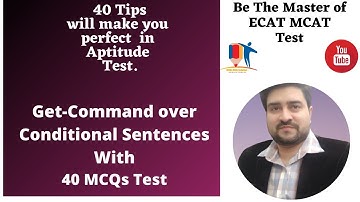 Conditional sentences with 40 MCQ
