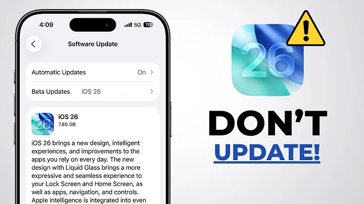 Don't Update to iOS 26 Until You Do This!