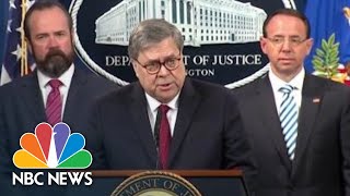 Statements By Barr Make Critics Ask Why AG Is Acting Like Trump 'Defense Attorney' | NBC News