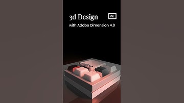 Coatum Keyboard Design in Adobe Dimension 4.0 #3d