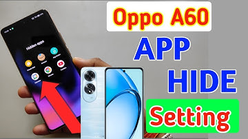 How to hide apps in Oppo a60/Oppo a60 me app hide kaise kare,Oppo a60 app hide setting