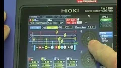 Getting Started on the Hioki PW3198 Power Quality Analyser