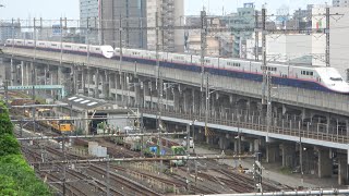 2021/07/11 JR East Joetsu Shinkansen: E4 Series P13+P17 Set at Tabata & Nippori